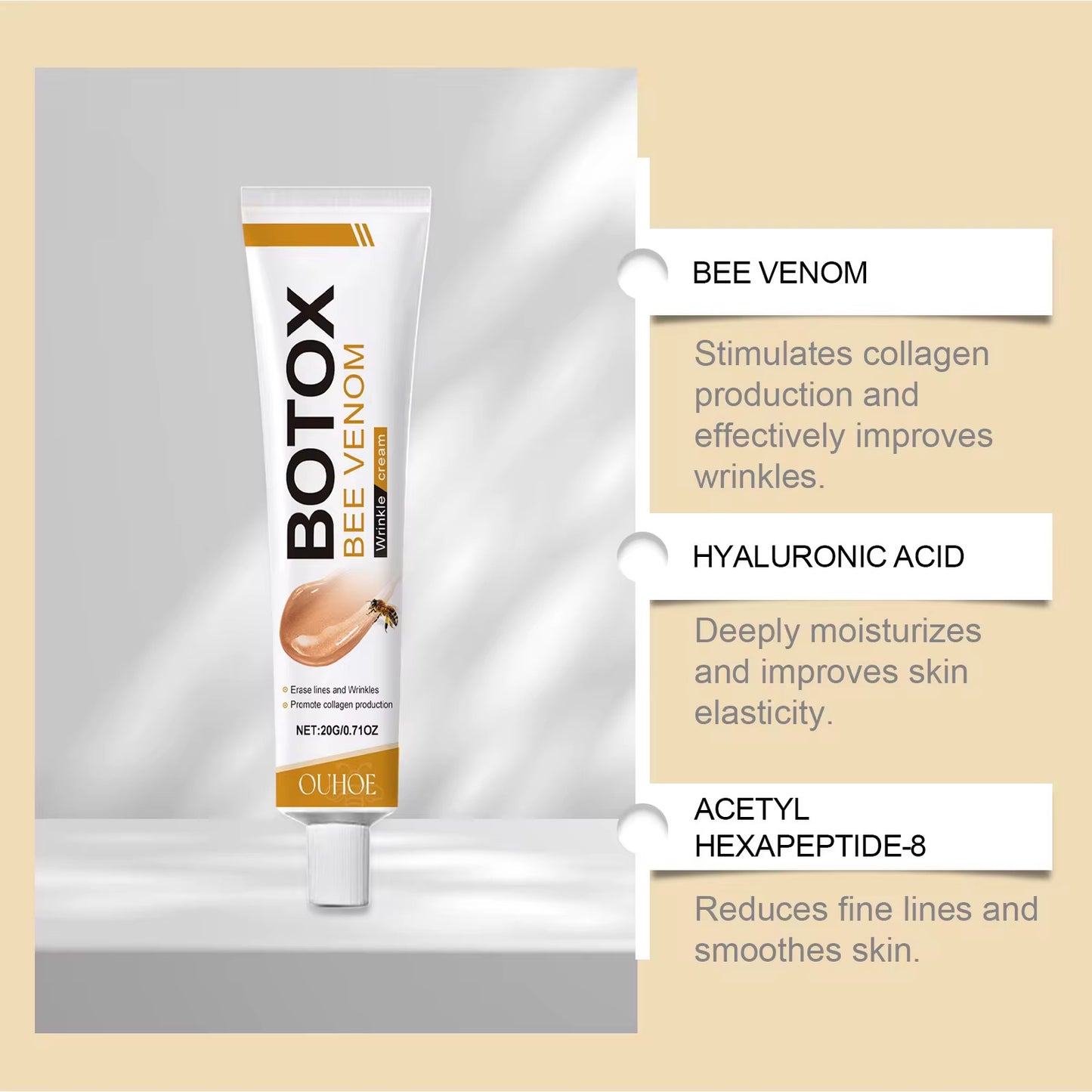 Ouhoe - Botox Bee Venom Wrinkle Removal Cream